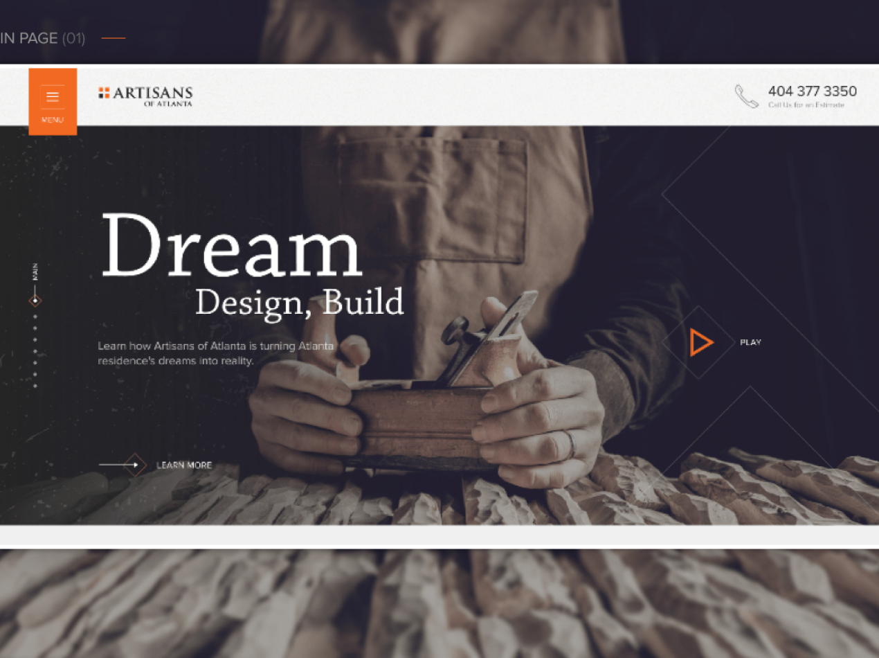 Artisans of Atlanta | Landing page